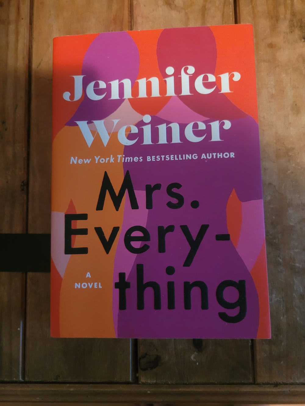 Jennifer Weiner — Mrs. Everything (Vibrant Orange & Pink Paperback)